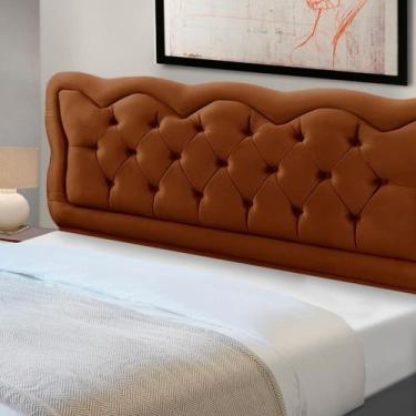 Imagem de Cabeceira Cama Box Estofada Madeira Queen Size Sofia - D'Julia, Terrac