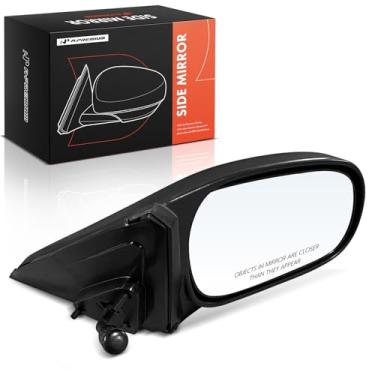 Imagem de A-Premium Espelho retrovisor manual do lado do passageiro - compatível com Honda Civic 1996 1997 1998 1999 2000 - Espelho retrovisor externo externo não aquecido não dobrável preto