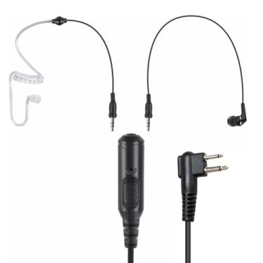 Imagem de stdgove Fone de ouvido de 2 pinos M1 fone de ouvido Ptt Mic para áudio auxiliar de 3,5 mm para Motorola cp100 cls1410 gp300 cp200d bpr40 CLS 1110 1410 cp185 dlr1060 rdm2070d dlrrd 1020 rmu2040 rdu4100