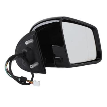 Imagem de Zhjvihx Substituição do Espelho Porta Lateral Porta Lateral Dobrável do Brilho, Montagem Espelho Vista Traseira Aquecida Automática Vista Traseira para (Certo)