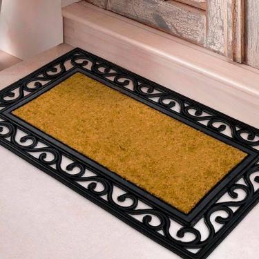 Imagem de Capacho Antiderrapante Fibra de Coco Imperial 45x120cm - Kacyumara