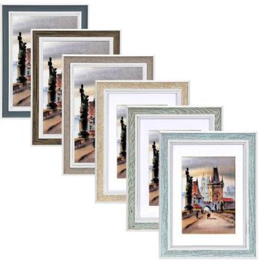 Imagem de Porta-retratos Daofary Vintage PS 5x7/4x6 Conjunto de 6