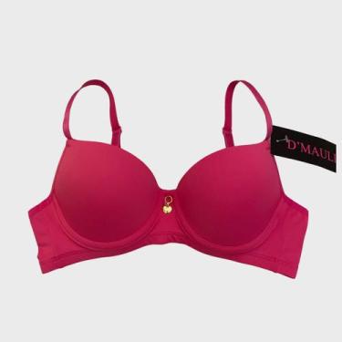 Imagem de Sutiã com Bojo Liso DMauli - MF, Pink, GG
