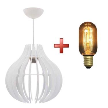 Imagem de Kit luminária pendente ana maria com lâmpada filamento carbono - UTRON