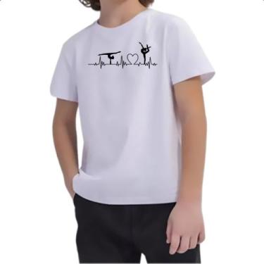 Imagem de Camiseta Infantil Batimento cardiaco ballet - Alearts, 4