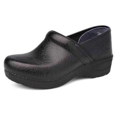 Imagem de Dansko Tamancos XP 2.0 – Calçado leve antiderrapante para conforto e suporte – Ideal para profissionais de longa data – enfermagem, profissionais de saúde, Floral, preto, 12.5-13