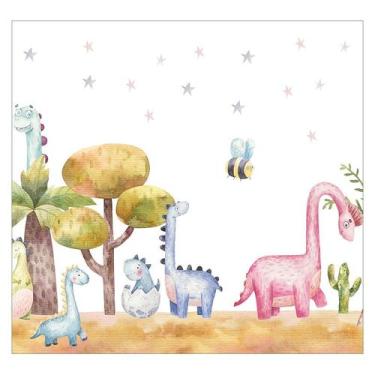 Imagem de Papel de Parede Adesivo Infantil Dinossauros Quarto Criança - 654pcp -