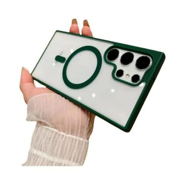 Imagem de Capa Magnética Fosca Com Bumper De Acrílico Para Samsung Galaxy S24 S2