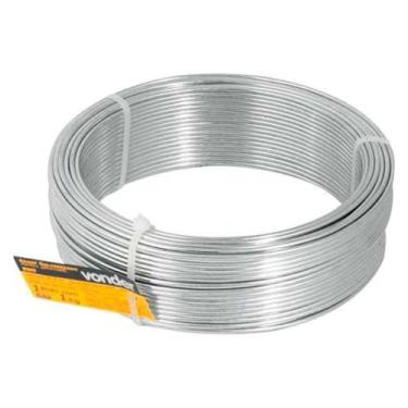 Imagem de Arame Galvanizado 18 BWG Fio 1,24mm Rolo Com 105 Metros 1kg - Vonder