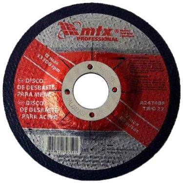 Imagem de Disco De Desbaste Para Metal 7'' (180 x 6,4 x 22,2mm) - Mtx