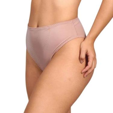 Imagem de Calcinha Alta Cavada Duloren 129519, Castanha, M