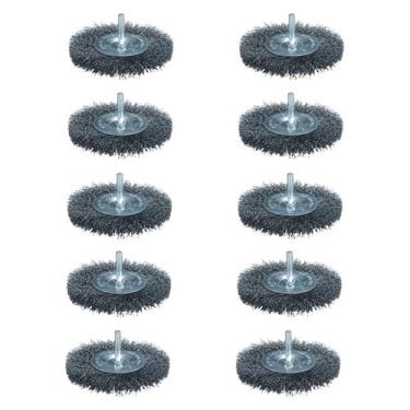 Imagem de Escova de Aço Circular Ondulado 63mm com Haste Makita D-39970 - 10 Uni