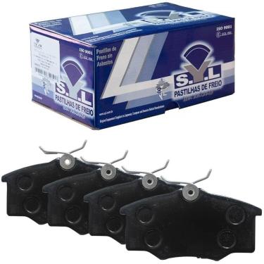 Imagem de Kit Pastilha Freio Citroen C4 2005 A 2014 Traseira Syl