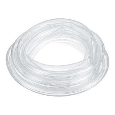 Imagem de YELARXI Mangueira de PVC transparente, tubo de água de plástico flexível, mangueira de vinil leve - adequado para (jardim/piscina/bomba/aquário/tanque de peixes), 0,47" (12 mm) ID e 0,59" (15 mm) OD e