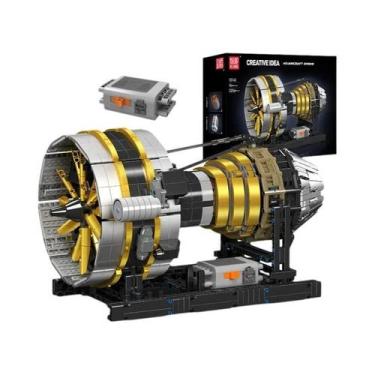 Imagem de Modelo De Blocos De Montar Do Motor V8, Conjunto De Brinquedos STEM Pa