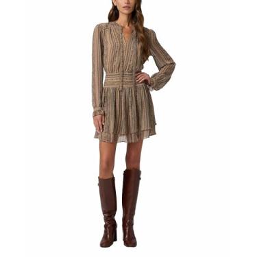 Imagem de PAIGE Vestido feminino Nantes, Marrom multi, 36