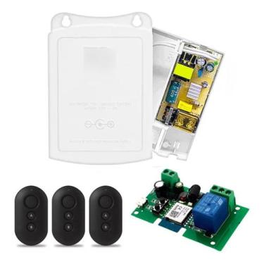 Imagem de Kit Automação Wi Fi Intelbras 1 Interruptor Pulso 3 Controles 1 Mini F