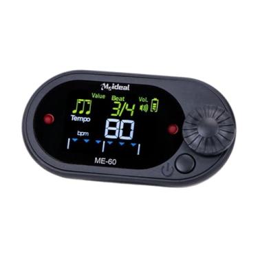 Imagem de Esquirla Metrônomo digital, contagem vocal, gerador de tons, metrônomo eletrônico para baixo, Preto