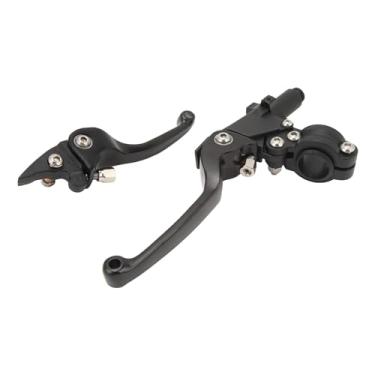 Imagem de Zhjvihx Conjunto de Alavanca Embreagem do Freio, Alavancas de Embreagem de Freio de Motocicleta Confortável -Máquina CNC de Aderência Mecanizada de Alta Resistência