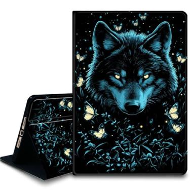 Imagem de Bxgolkgd Capa para tablet Samsung Galaxy Tab A9 Plus/A9+ 5G 11 polegadas 2023 (SM-X210/X215/X216/X218), capa com suporte à prova de choque com dissipação de calor, função despertar/dormir