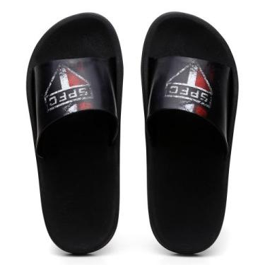 Imagem de Chinelo Slide Nuvem Masculino SPFC Confortavel Leve Macio Estiloso Ana
