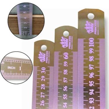 Imagem de Kit Régua Princess 30cm/60cm/100cm Patchwork Scrapbook