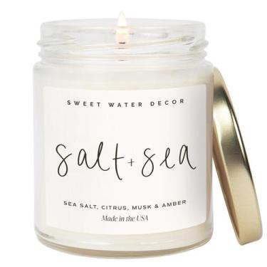 Imagem de Vela perfumada de soja Sweet Water Decor Salt and Sea 250mL