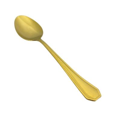 Imagem de Colher De Arroz Dourada Aço Inox Victoria Fineza