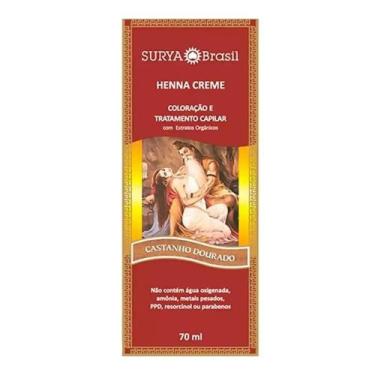 Imagem de Tonalizante Castanho Dourado Henna Surya 70ML - Surya Brasil