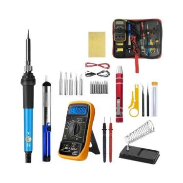 Imagem de Conjunto De Ferro De Solda Elétrico De Temperatura Ajustável 60W Mini 