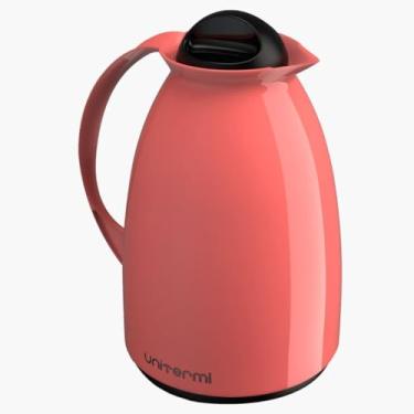 Imagem de Garrafa Térmica Rosa Café Água Tereré Chá 650ml Pequena Vintage