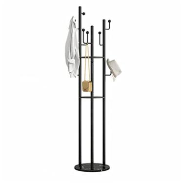 Imagem de Cabide de metal para pendurar roupas para pendurar roupas (cor: dourado 1, tamanho: 162 x 35 cm) (preto 1 162 x 35 cm)