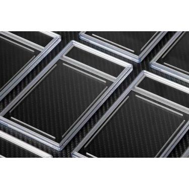 Imagem de Placa de cartão vazia graduada (pacote com 1, 5, 10) para cartas esportivas comerciais - transparente (250)