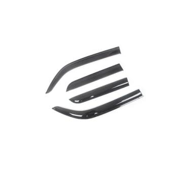 Imagem de GRJQRKHZ Defletor de janela lateral de carro para MERC&edes B&ENZ M-Class W166 2012-2015 Viseira de porta Weathershied vento sol proteção chuva janela lateral defletores de vento