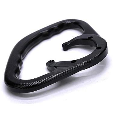 Imagem de TESWNE Passageiro Tank Grab Bar Hand Grip para SUZUKI SV650 SV1000 GSXR600 (Preto)