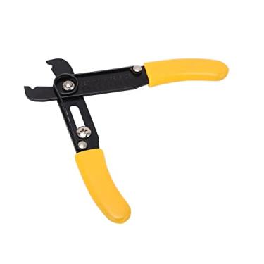 Imagem de Descascador de fios engrossado aço manganês ajustável faixa de descascamento portátil alicate de descascamento de cabos