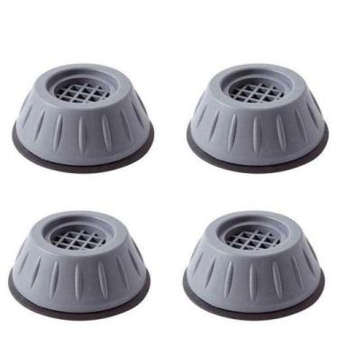 Imagem de Pes anti vibracao maquina lavar roupa kit 4 pezinhos fogao - Uzy