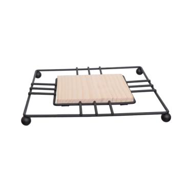 Imagem de Descanso de Panela Quadrado Aramado 18cm Hauskraft