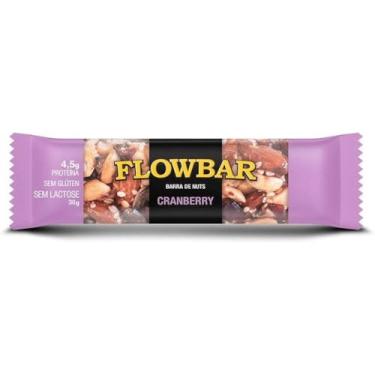Imagem de Barra de Nuts Vegana sem Glúten Chocolate 70% Cacau Dark Cranberry 30g - Flowbar