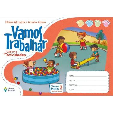 Imagem de Vamos Trabalhar - Caderno De Atividades - Volume Inicial - Educação Infantil