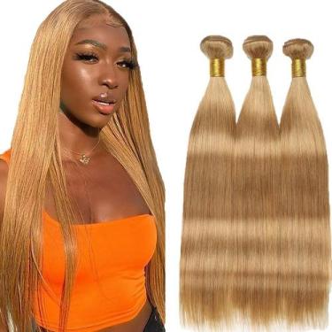 Imagem de Pacotes de cabelo Condescension Straight Brazilian Virgin 30cm-40cm