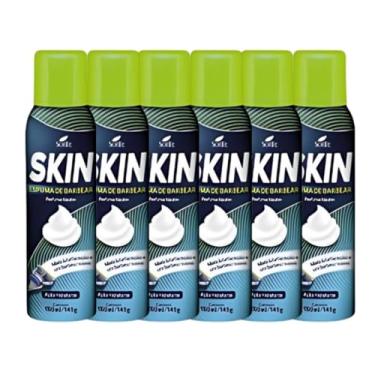 Imagem de Espumas Hidratante De Barbear Homens Skin Kelldrin 200ml 6un