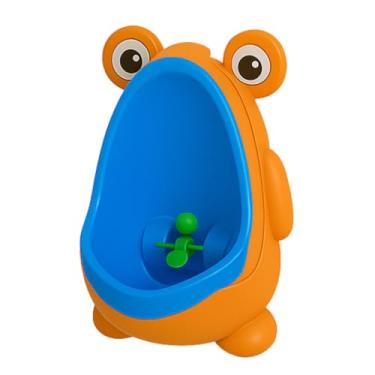 Imagem de Mictorio Sapinho Infantil, Penico, Troninho e Pinico para Menino Infantil - Kit Desfralde com Urinol para Bebê Criança Treino Todas Cores(Laranja/Azul)