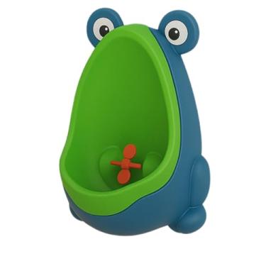 Imagem de Mictorio Sapinho Infantil, Penico, Troninho e Pinico para Menino Infantil - Kit Desfralde com Urinol para Bebê Criança Treino Todas Cores(Azul/Verde)