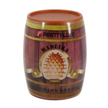 Imagem de Masturbador Egg Lata Madeira Formato De Barril Brinquedo Sexual com Texturas para Prazer Intenso 9003