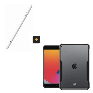 Imagem de Kit Capa Dual Shock X e Caneta Dinamic para iPad 10.2 (7 / 8 / 9 Geração) - Gshield