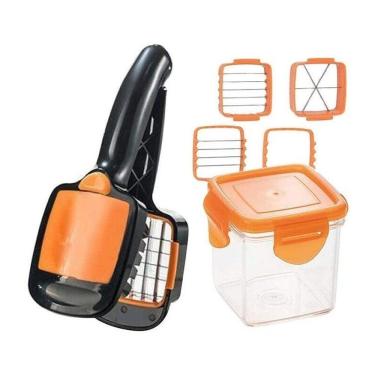 Imagem de Nicer Dicer 5 Em 1 Cortador Fatiador Manual De Legumes Frutas Prático