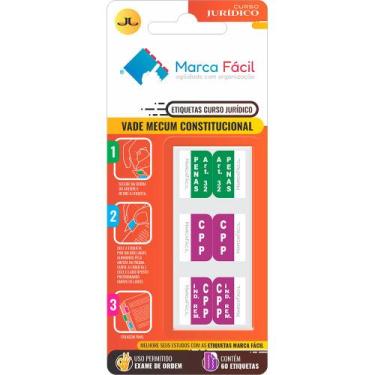 Imagem de Etiquetas Vade Mecum Constitucional Curso Jurídico - Marca Fácil