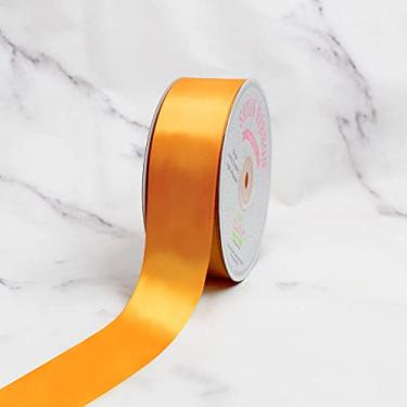 Imagem de Creative Ideas Fita de cetim sólida, 3,8 cm por 50 metros, ouro claro, sólido