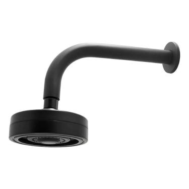 Imagem de Ducha Chuveiro Articulável Gás E Solar Auto Limpante Preto A